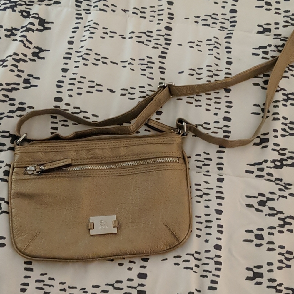 Gold adjustable crossbody